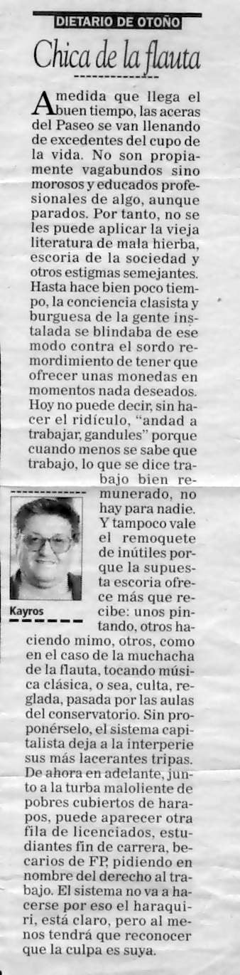 Article Newspaper Almeria